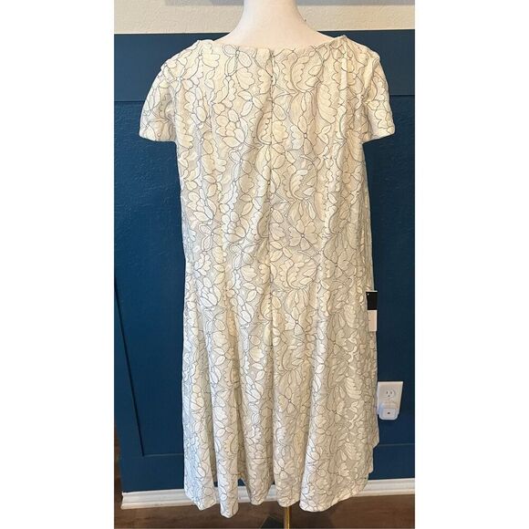 Julia Jordan Womens 36438W Plus Size One Piece V-Neck Cap Sleeve - Size 18 - Picture 4 of 9